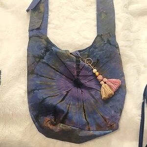 BEAUTIFUL NEPALESE  Handmade Crossbody bag cell phone component & boho charm